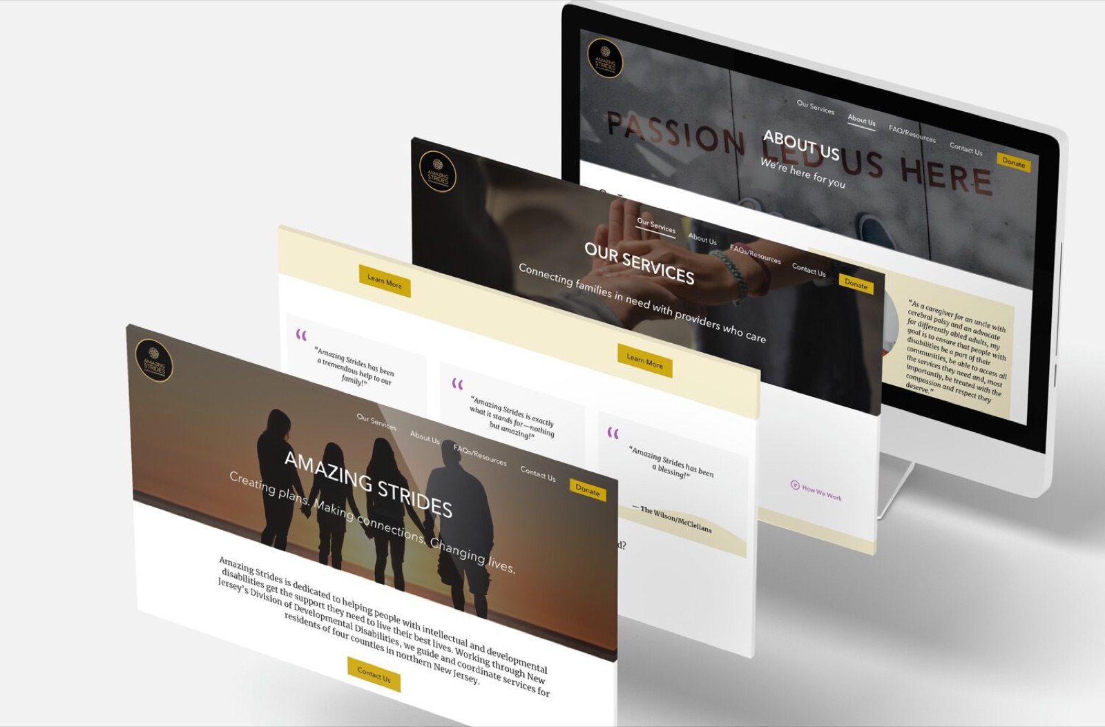 Amazing Strides website