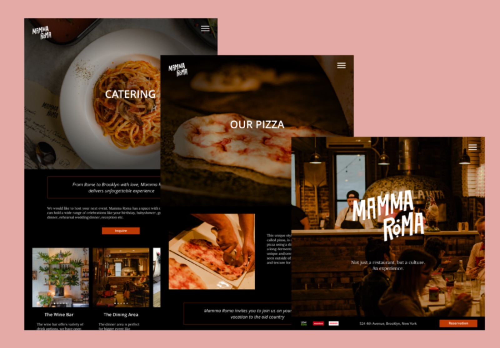 Mamma Roma website