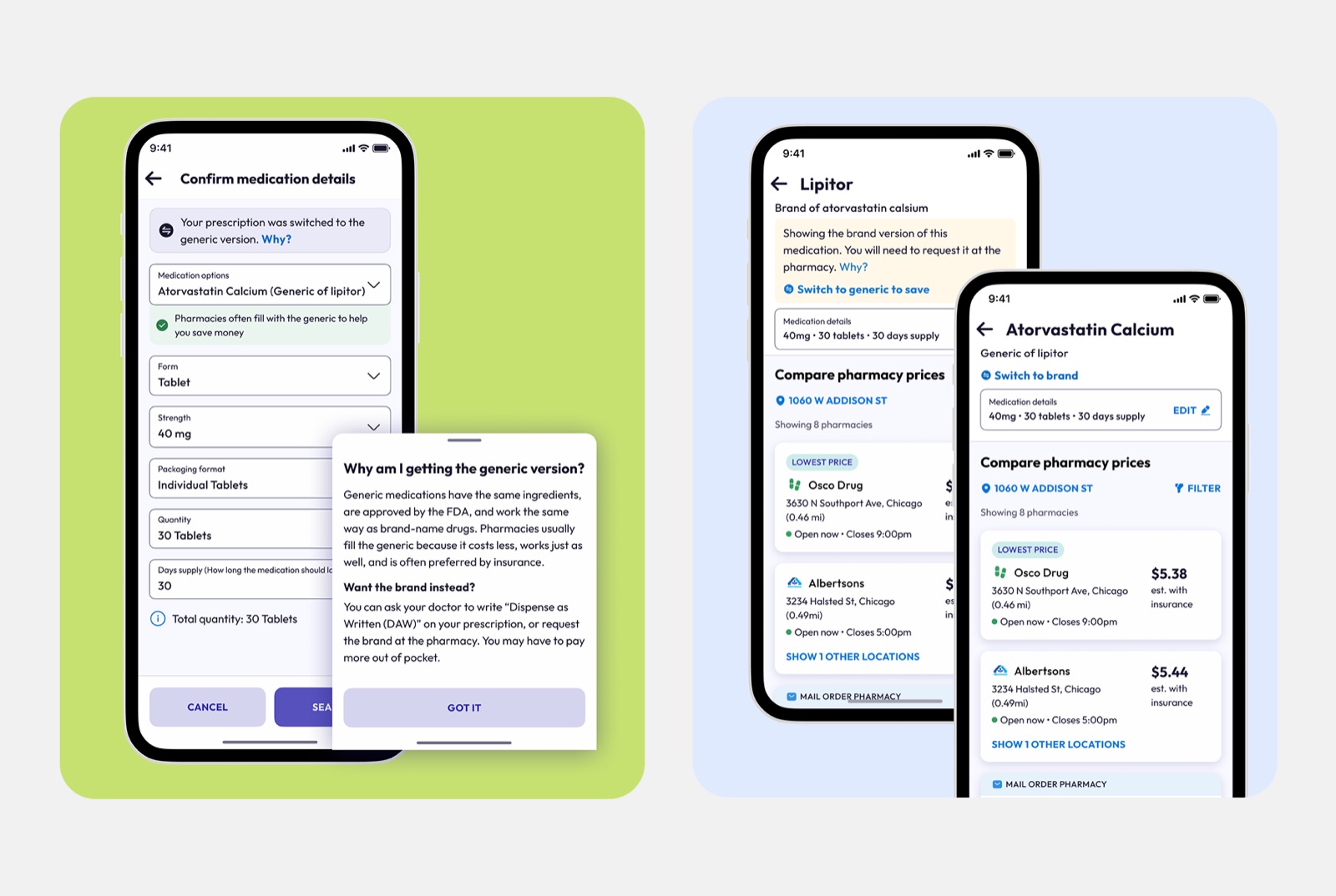 Pharmacy search and save case study