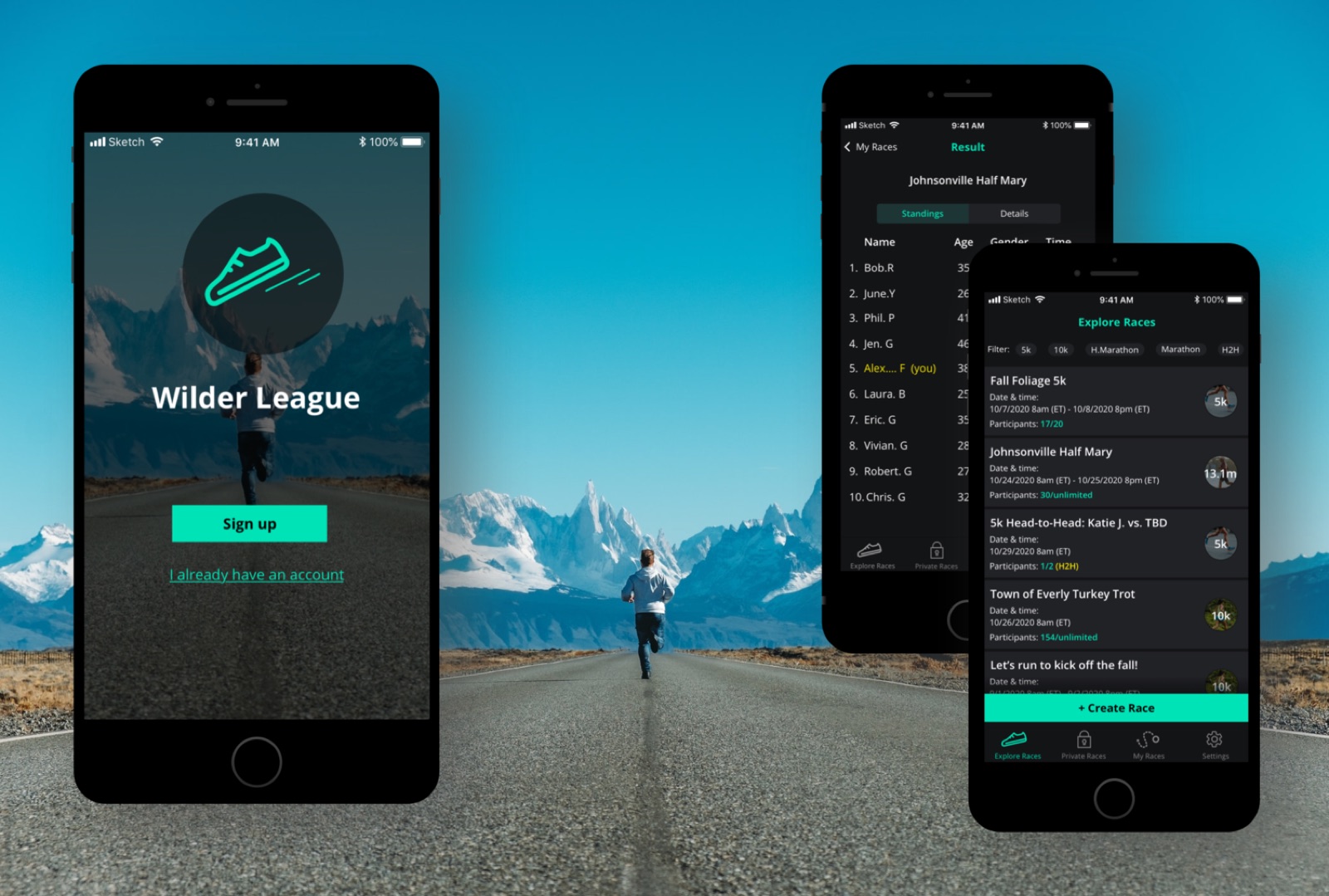 The Wilder League app